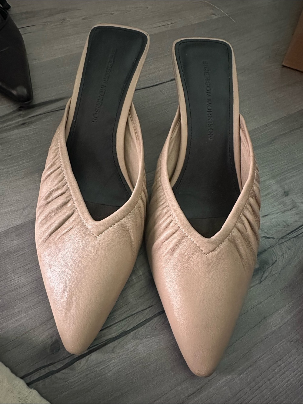 Sigerson Morrison Nude Pointed Tor heels